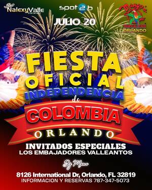 Fiesta Oficial Independencia de Colombia en Orlando photo