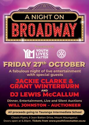 Youth Lives Matter NZ - A Night on Broadway