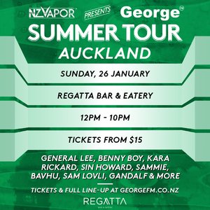 NZVAPOR Presents George FM Summer Tour: Auckland