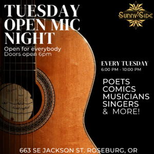 Open Mic Tuesdays | Poets, Comics, Musicians and singers!