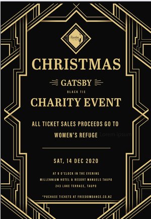 Freedom Gatsby Christmas Charity Event