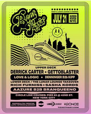 BOAT TRIPPIN' with Derrick Carter, Gettoblaster, Love & Logic