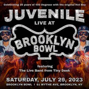 Juvenile At Brooklyn Bowl w Tiny Desk Band photo