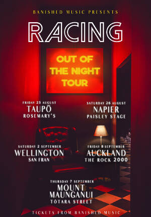 RACING - Out of the Night Tour | Wellington photo