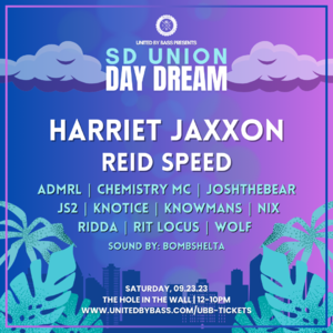 SD Union Day Dream w/ Harriet Jaxxon & Reid Speed photo