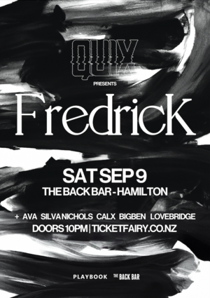 QUIX presents FREDRICK photo