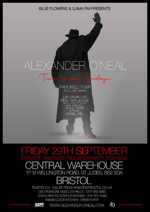 Alexander O'Neal - Farewell Tour - Bristol