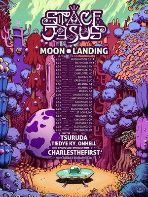 Space Jesus - 'Moon.Landing' - Charleston, SC - 02/09 photo