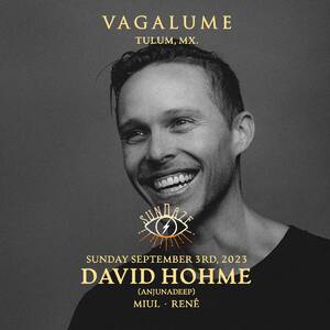 VAGALUME SUNDAZE DAVID HOHME @VAGALUME