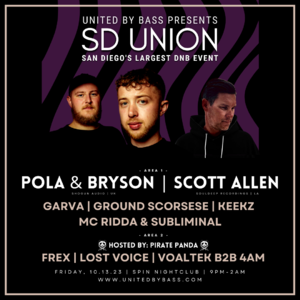 SD Union w/ Pola & Bryson + More TBA photo