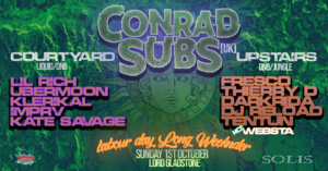 Solis - Conrad Subs (uk) - Oct long weekender photo