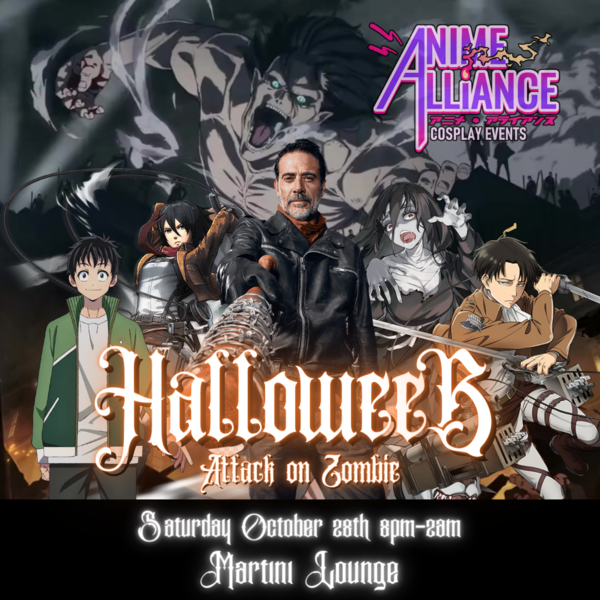 HalloweeB Attack on Zombie Tickets Falls Church Martini Lounge