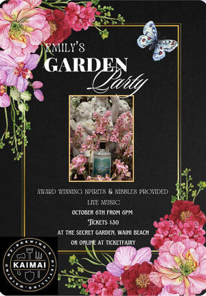 Kaimai Distillery Emily’s Garden Party photo