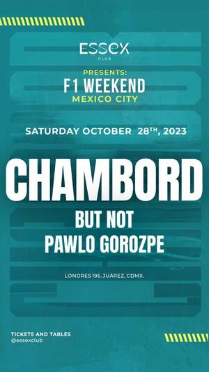 F1 Weekend : Chambord @ Essex