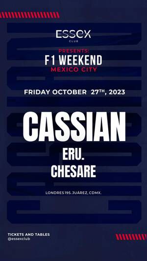 F1 Weekend : Cassian @ Essex photo