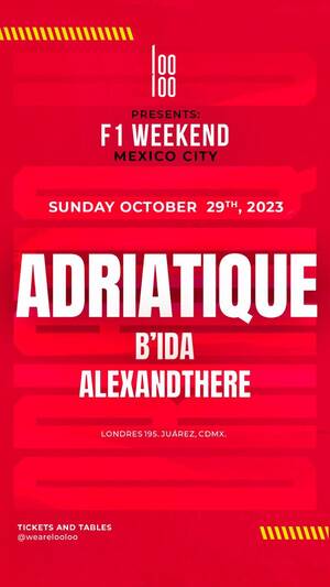 F1 Weekend : Adriatique @ Looloo photo