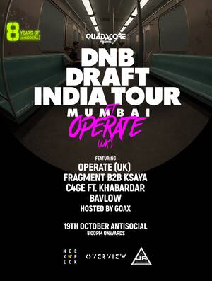 D&B Draft India Tour ft. Operate [Mumbai edition] photo