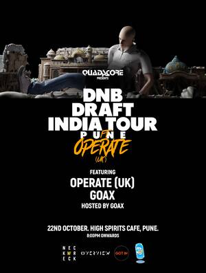 D&B Draft India Tour ft. Operate [Pune edition]