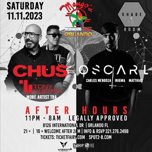 Dj Chus | Tony Guerra | Oscar L  Festival Afterparty photo