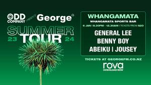 Odd Company Presents: George FM Summer Tour WHANGAMATA