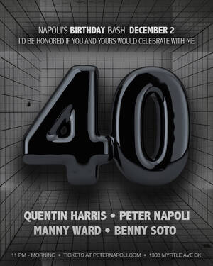 Peter Napoli: 40 Years on Earth