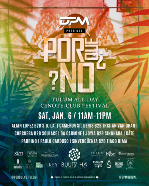 DPM presents ¿POR QUÉ NO? ◦ Tulum All-Day Cenote-Club Festival photo