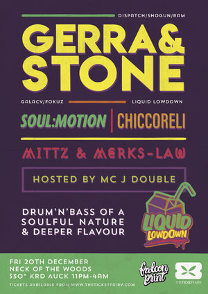 Liquid Lowdown Presents Gerra & Stone