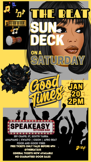 Speakeasy Sundeck Saturday