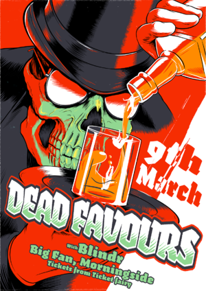 Dead Favours Live at Big Fan with Blindr