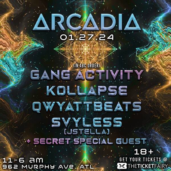 Arcadia Solar Return Aquarius Season Tickets Atlanta 962 Murphy Ave