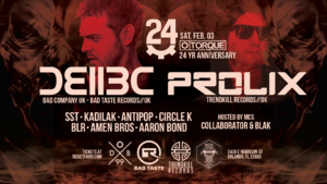 Torque 24 Yr. Anni. w/ Bad Company UK & Prolix