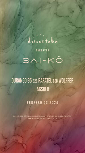 Discos Tabú Takeover Saiko