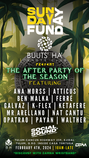 Sunday Funday @ Buuts' Ha Cenote Club [After Party of the Season] photo