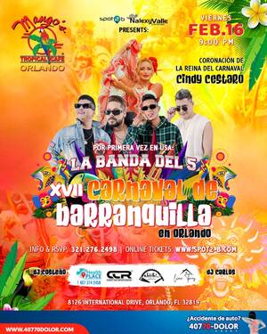 Carnaval de Barranquilla en Orlando 2024 "La Banda del 5"