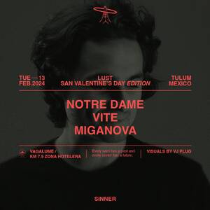 SINNER LUST PRESENTS NOTRE DAME @VAGALUME photo