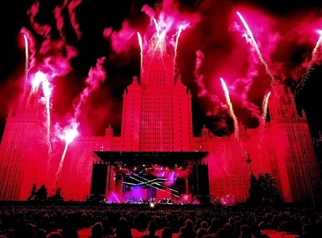 Jean Michel Jarre Moscow 1997
