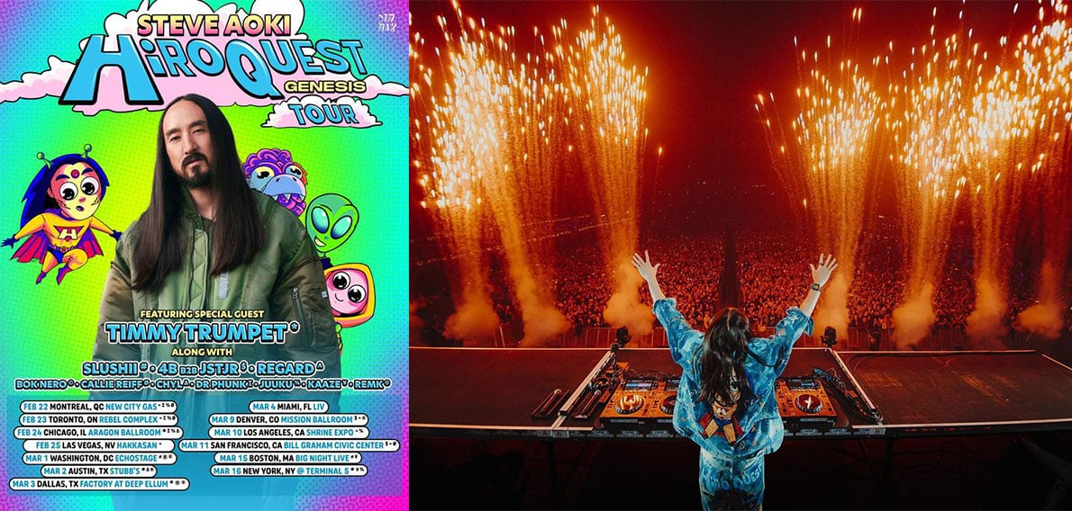 Catch Steve Aoki In Colorado for HiROQUEST Genesis Tour on March 9 TFword.