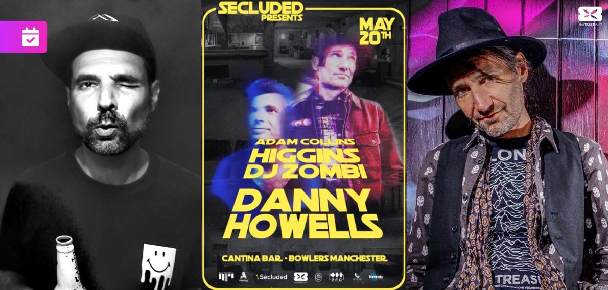 Secluded-Presents-Danny-Howells-DJ-Zombi-Higgins-Adam-Collins-at-The-Cantina-Space-Bar-Bowlers-Exhibition-Centre-Manchester-Event