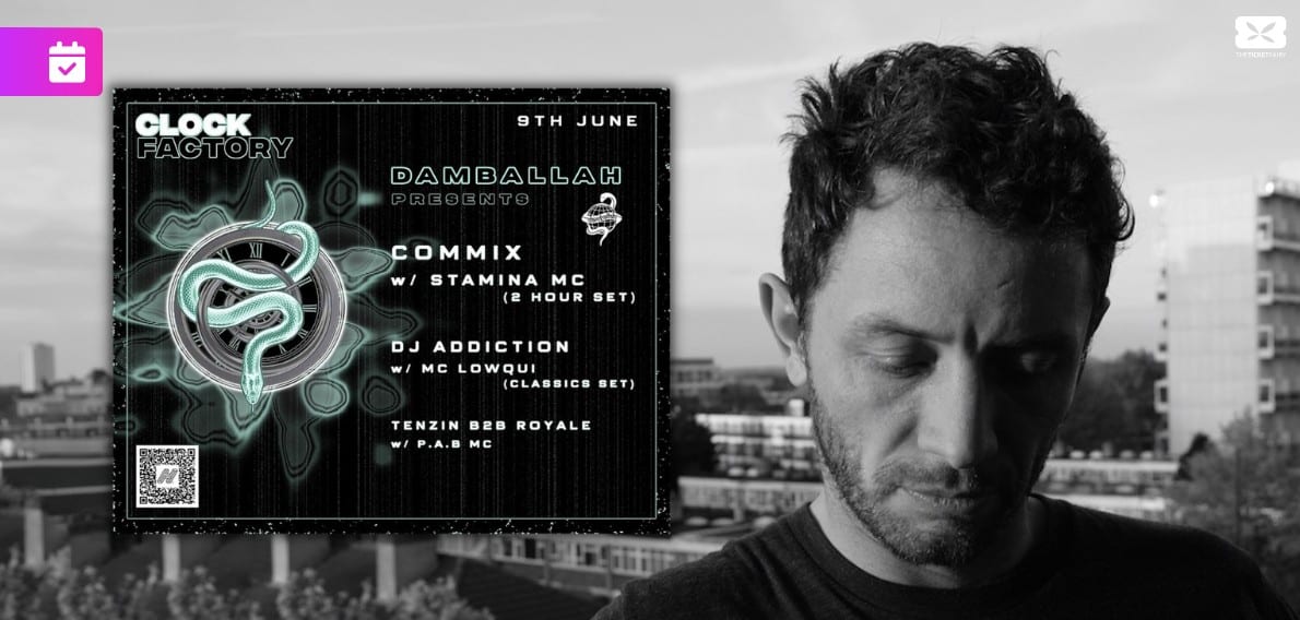 Damballah-Presents-Commix-Stamina-MC-DJ-Addiction-MC-LowQui-at-Clock-Factory-Bristol