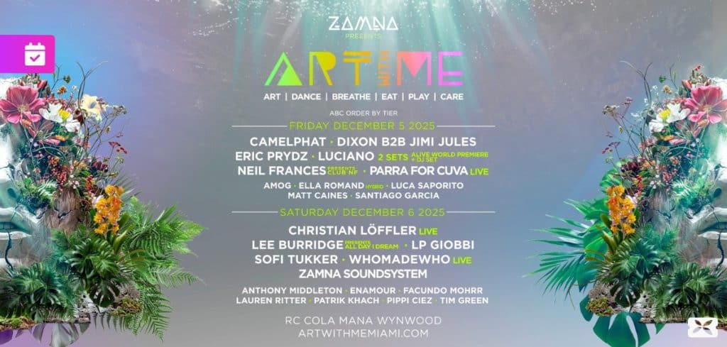 Art With Me 2025 Brings CamelPhat, LP Giobbi and More to Miami
