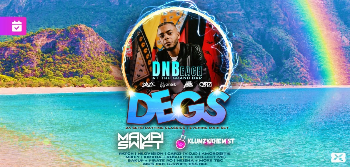 DNBEACH Returns to Glenelg with Degs, Mampi Swift, KlumzyKhemist and More