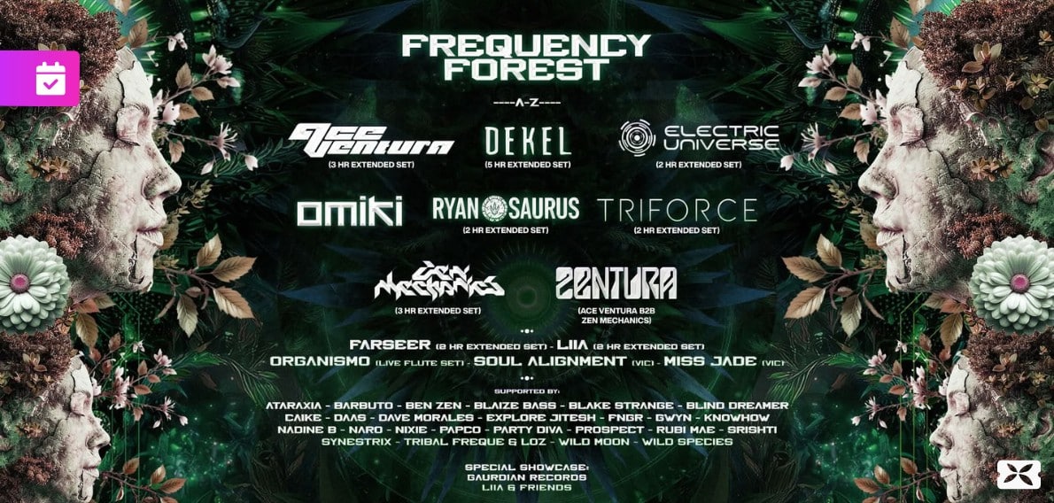 Frequency Forest 2026 Ropes in Ace Ventura, OMIKI, and More